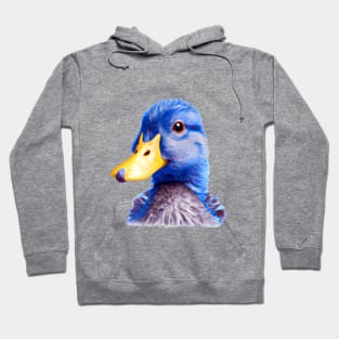 Blue Headed Duck, Gorgeous, Cute and Happy Duck Hoodie